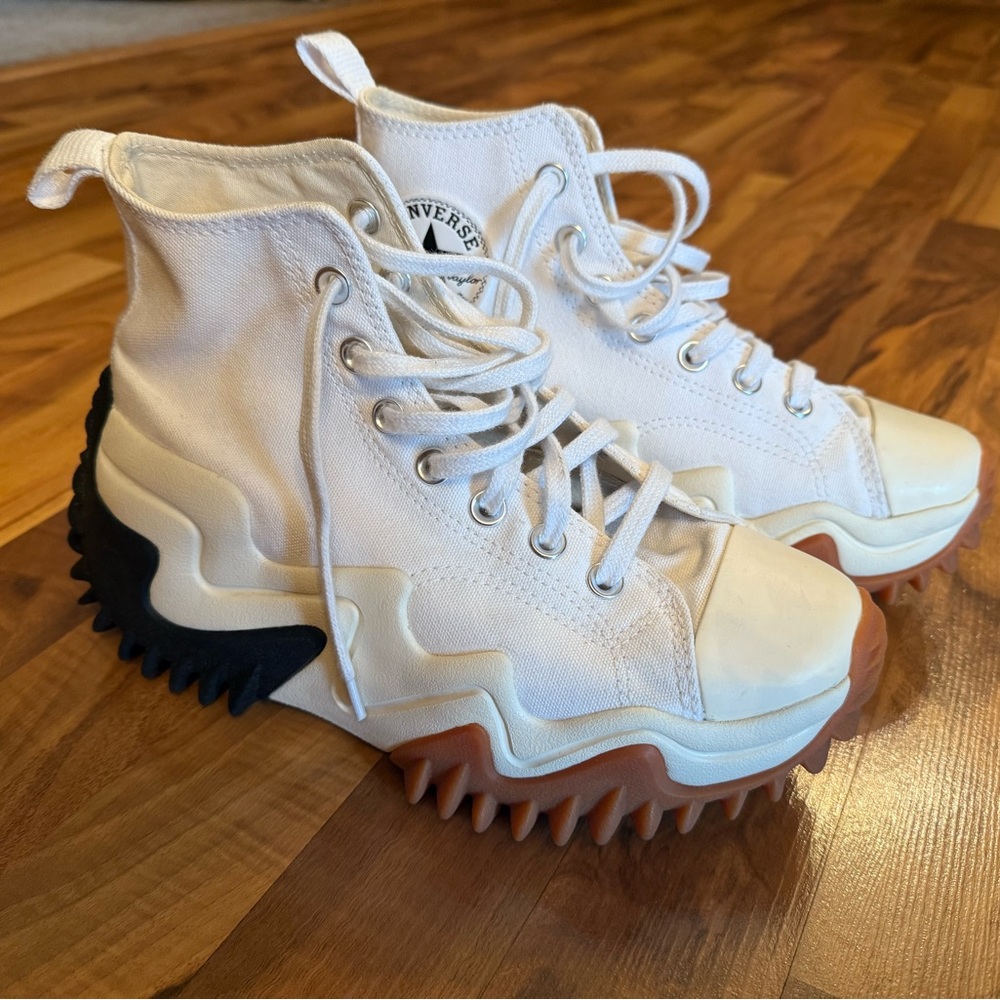 Converse Run Star Motion White High-Top Sneakers Chuck Taylor WOMANS 7